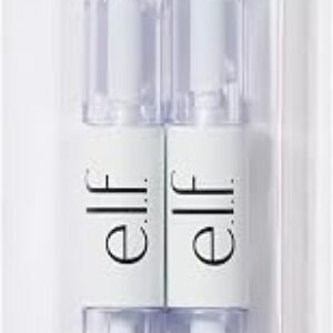 e.l.f. Clear Lash & Brow Mascara Gel, Dual-Sided Flexible Hold, Long-Lasting Clear Formula for Natural-Looking Brows & Defined Lashes