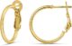 Amazon Essentials Sterling Silver or Gold plated Lightweight Paddle Back Hoop Earrings