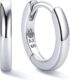 ChicSilver 925 Sterling Silver Huggie Hoop Earrings Small Hoop Earrings for Women Hypoallergenic Silver Huggie Earring Cartilage Earrings for Women (6/8/10/12/14/16/18/20MM)